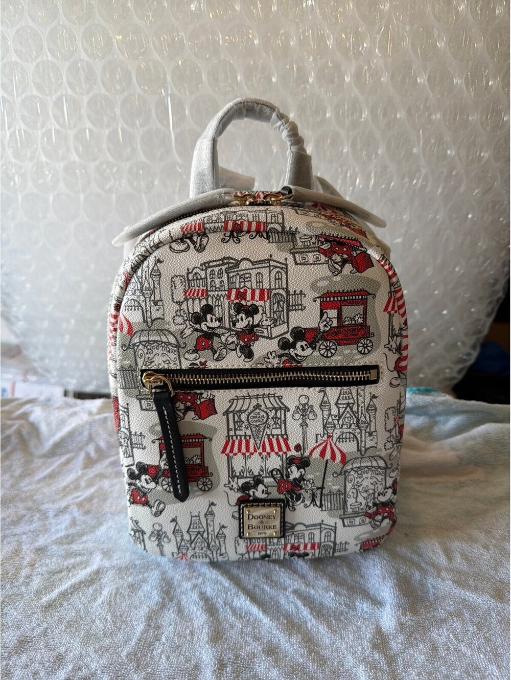 Mickey and Minnie Mouse Main Street Mini Backpack  Disney® Store Exclusive NWT